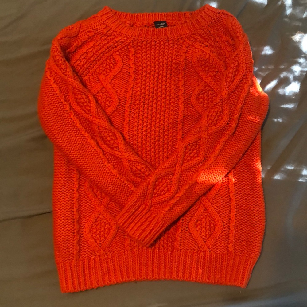 4t red cable knit sweater